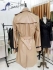 Burberry genuine leather trench coat